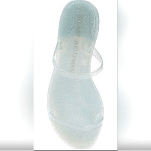 Stuart Weitzman Sawyer Sparkle Slide Sandal